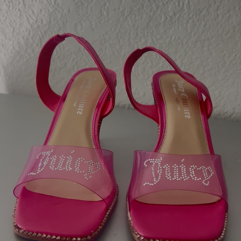 Juicy Couture Fuchsia Heeled Sandals